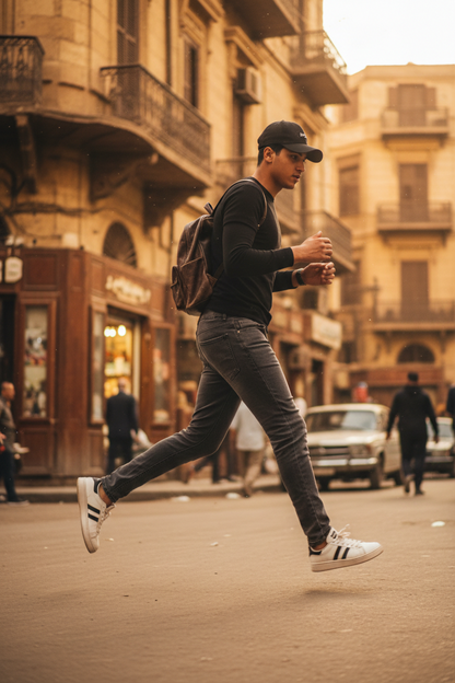 جينز سادة رجالي تركي — قطن 95% | مقاسات 30 حتى 50